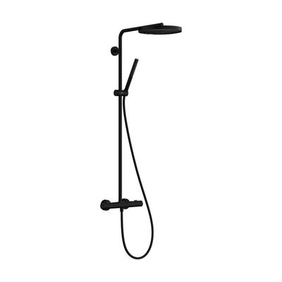Hansgrohe Showerpipe Pulsify S Puro 260 1jet Brausethermostat Aufputz mattschwarz, 24222670 24222670 Image