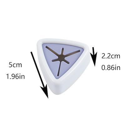 5/10 Stück dreieckige Handtuchhalter-Clips zum Einstecken, selbstklebende Handtuchhalter zur Wandmontage für Küche und Bad, Geschirrtuchhalter ohne Bohren, bunte Handtuchhaken für den Heimgebrauch Image