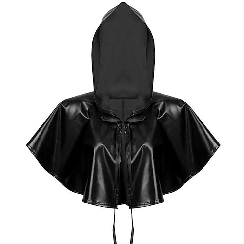 Stolz Glamourös Karneval Umhang mit Kapuze Schirmmütze Metallisch Erwachsene Unisex Halloween Karneval Clubwear Pride Parade Pride-Monat Einfaches Karnevalskostüm Verkleiden Image