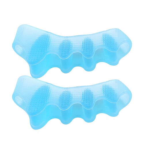 Zehentrenner mit fünf Löchern, Daumenabduktion, überlappende Zehen, Zehentrenner, brückenförmig, fünf Löcher mit Massagepunkt, Zehenfixierer Image