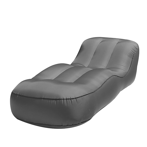 Tragbares aufblasbares Sofa - Lazy Sofa, faltbarer Loungesessel mit Pedal, bequeme Kombination aus Beflockung - geeignet für Camping, Wandern und Sonnenbaden zu Hause Image