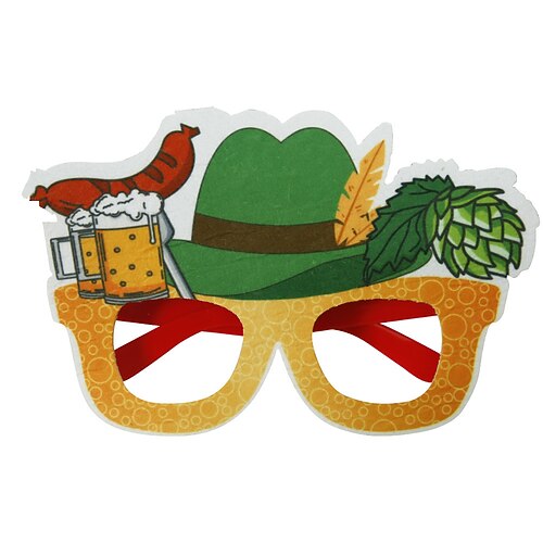 2022 neue oktoberfest brille party dekoration foto requisiten deutsch oktoberfest lustige brille rahmen Image