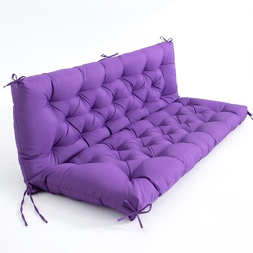 Schaukelkissen für die Veranda, Terrassenkissen, wasserdichte 2-3-Sitzer-Schaukelstuhlkissen für Gartenmöbel, dicke 4-Zoll-Schaukelkissen für den Außenbereich, für den Terrassengarten im Freien