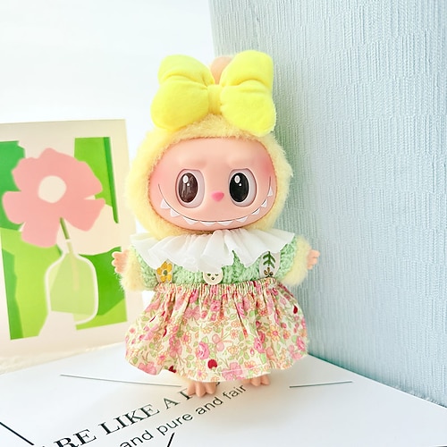 Kleidungsset (OHNE PUPPE) für 17 cm Puppe FORLabubu Zubehöranzug Süße Kleidung Zubehör Einzigartiger Stil Weihnachtsgeschenk Image