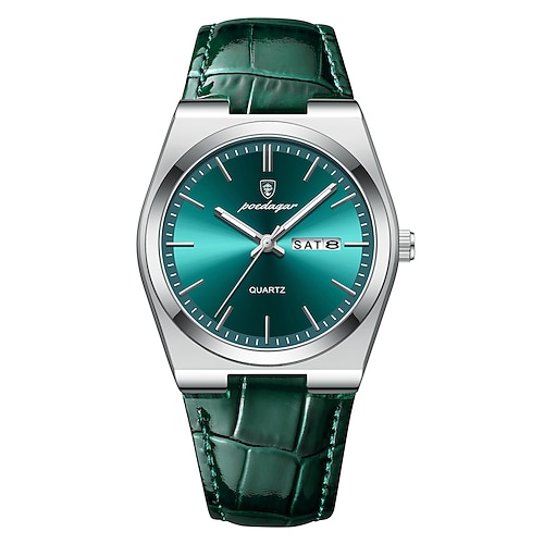 Luxuriöse Quarz Herren Sport Armbanduhr Wasserdicht Leuchtendes Datum Woche Edelstahl Klassische Herren Uhr Image