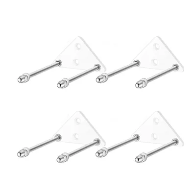 4Pcs Skateboard Hanger, Skateboard Wall Mount Wall Hanger Rack Storage Display Holder For
