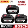 AL1820CV+BAT610G per batteria agli ioni di litio Bosch professional 18V 10.0AH sostitutiva con LED e per caricabatterie rapido Bosch 14,4V-18V