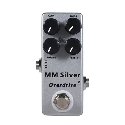 MOSKY MM OVERDRIVE Guitar Effects Pedal Overdrive 4 Modes Effector Pedalboard Silver For Effects