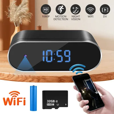 Electronic Digital Alarm Clock Noiseless Design Digital LED Large Display Mirror Clock Alarm Clock
