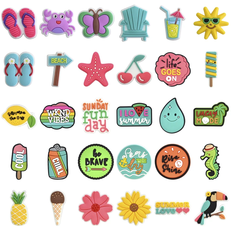 Breloques de chaussures pour Crocs, accessoires de chaussures tournesol, breloques pour décorations croco, épingles, accessoire pour hommes, jean, sabots pour femmes, Badges à Clips