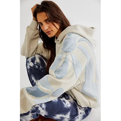 We The Free It's A Vibe Hoodie at Free People in Heather Grey Combo, Size: XS