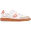Sneaker LOTTO, Gr. 38, weiß, papaya, Synthetik, unifarben mit Farbeinsatz, sportlich, Schuhe, - in Kinder- und Kleinkinder-Größen erhältlich