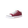 Sneaker ETHLETIC "Fair Trainer White Cap Lo Cut", Gr. 43, rot (true blood, just weiß), Obermaterial: 100% Baumwolle; Sohle: 100% Naturkautschuk, casual, Schuhe, Fair / Vegan / Nachhaltig