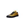 Sneaker ETHLETIC "Black Cap Lo Cut", Gr. 38, gelb (mustard gelb p, jet schwarz), Obermaterial: 100% Baumwolle; Futter: 100% Baumwolle; Decksohle: 100% Baumwolle; Sohle: 100% Naturkautschuk, Schuhe, Fairtrade Produkt