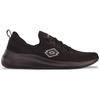 Sneaker LOTTO, Gr. 39, schwarz, Textil, unifarben, sportlich, Schuhe, - ohne Bücken, ohne Schnüren