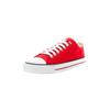 Sneaker ETHLETIC "Fair Trainer White Cap Lo Cut", Gr. 47, rot (cranberry rot just weiß), Obermaterial: 100% Baumwolle; Sohle: 100% Naturkautschuk, casual, Schuhe, Fair / Vegan / Nachhaltig