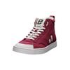 Sneaker ETHLETIC "Active Hi Cut", Gr. 41, rot (true blood, just weiß), Obermaterial: 100% Baumwolle; Futter: 100% Baumwolle; Decksohle: 100% Baumwolle; Sohle: 100% Naturkautschuk, Schuhe, Fairtrade Produkt