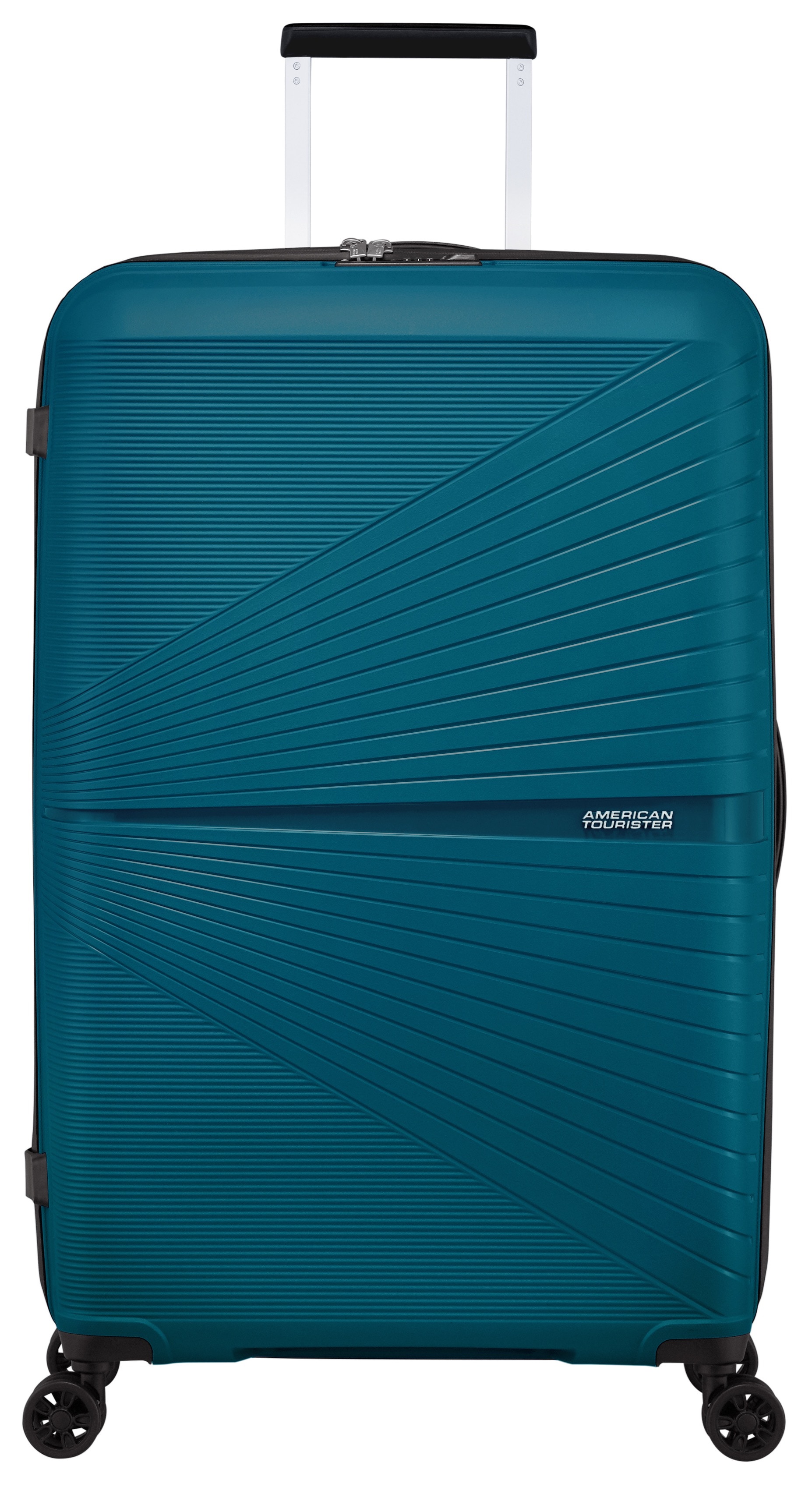 Hartschalen-Trolley AMERICAN TOURISTER "AIRCONIC, in verschieden Farben und Größen", Gr. B/H/T: 49 x 77 x 31 101, blau (deep ocean), Polypropylen, Modisch, Koffer, Koffer Reisegepäck Koffer Reisekoffer TSA-Zahlenschloss Image