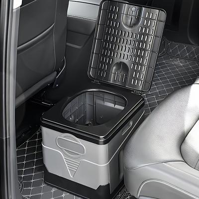 TEMU Portable Folding Car Toilet - Compact, Collapsible Design For Camping Trips, Emergency Use & , Durable Pp Material, & Transport, Car Emergency Device | Foldable Toilet | Lightweight Construction Image