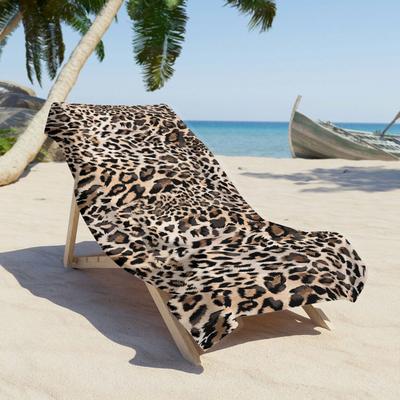 TEMU Open 1pc Texture Series Featuring A Patterned Beach Towel Chair Of , Ideal For Beach , Baths, Outdoor Swimming, Camping, Picnics, And Holiday Necessities. Image