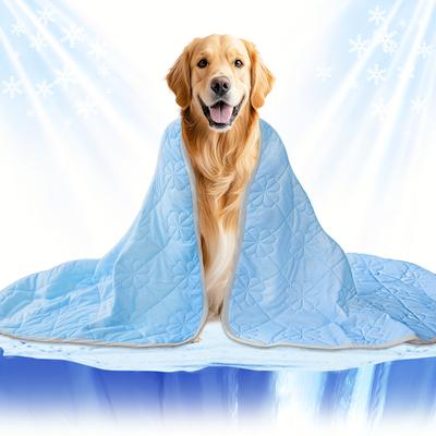 TEMU Cooling Blanket For Dogs, Cooling Blanket Bed Cover For Small Medium Dogs Suitable For Beach, Camping, Easy To Carry Out Image