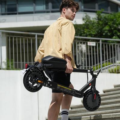 TEMU 10-inch E-scooter With Abe, Up To 40 Km Range, Electric Scooter With Honeycomb Tires, Dual , And Dual Suspension, 20 Km/h, 350w For Men And Women Image