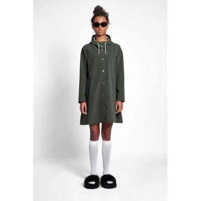 Mosebacke Lightweight Matte Raincoat - Green - Stutterheim Coats