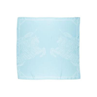 Azure Scarf Silk - Blue - Burberry Scarves