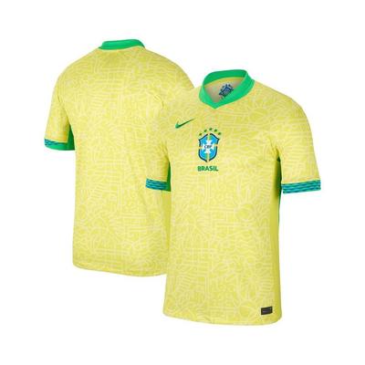Brazil National Team 2024 Home Stadium Replica Jersey - Yellow - Nike T-Shirts