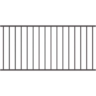 RDI Metal Works Excalibur Steel Railing Kits (California Only) 8 Foot x 38-1/4 Inch - Hammered Bronze -Traditional Level