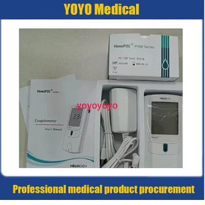 INR coagulometro INR testing machine PT Mpintiring system INR meter INR test kit INR machine with 24pcs PT INR test strips
