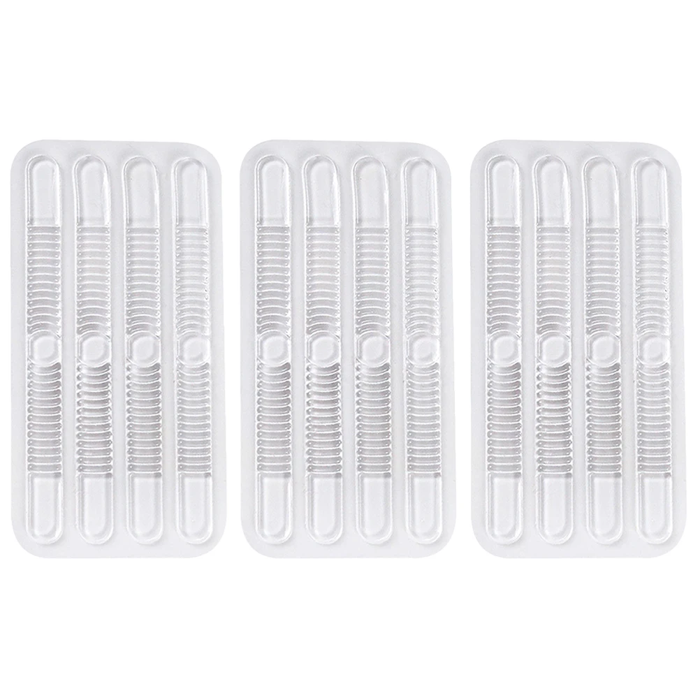 12 Stück Schuhgriffe, transparente Aufkleber, Fersenpolster, Damenschuhe, Sandalen, lose Griffe, Gel-Einlagen, Sling-Rücken, Riemen, Schuhe, Werkzeug