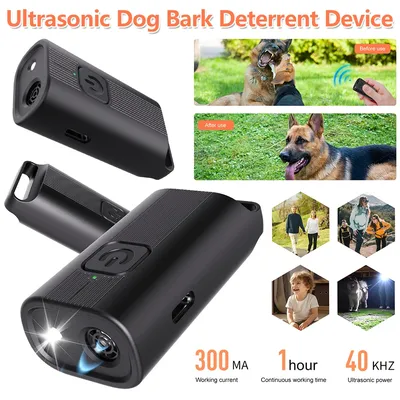 Ultraschall-Bellschreckgerät für Hunde, wiederaufladbares Anti-Bell-Gerät mit großer Reichweite und Image