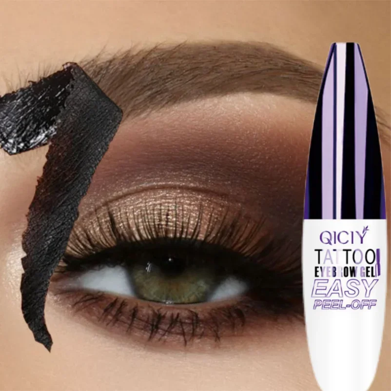1 x abziehbare Augenbrauen-Tattoo-Gel-Tönung – langlebig, schweißfest, einfach zu verwenden, perfekt für jeden Make-up-Look Image