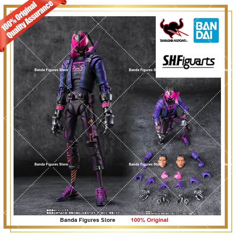 Original Bandai S.H.Figuarts Shf Miles G.Morales Spider Man Across the Spider Verse Anime Action Collection Figuren Modell Spielzeug Image