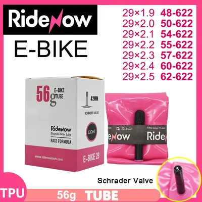 Ridenow E-Bike TPU-Innenschlauch 29 x 1,9 2,0 2,1 2,2 2,3 2,4 2,5 A/V Länge 45 mm Reifen Kamera MTB Fahrradreifen Radfahren Penu Teile 56G