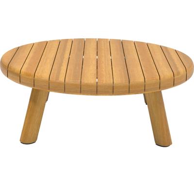 Gartentisch BEST "Matera", braun (akazie), B:80cm H:25cm T:80cm, Akazienholz + Outdoorstoff, Tische, Kaffeetisch Akazie 80 cm Image
