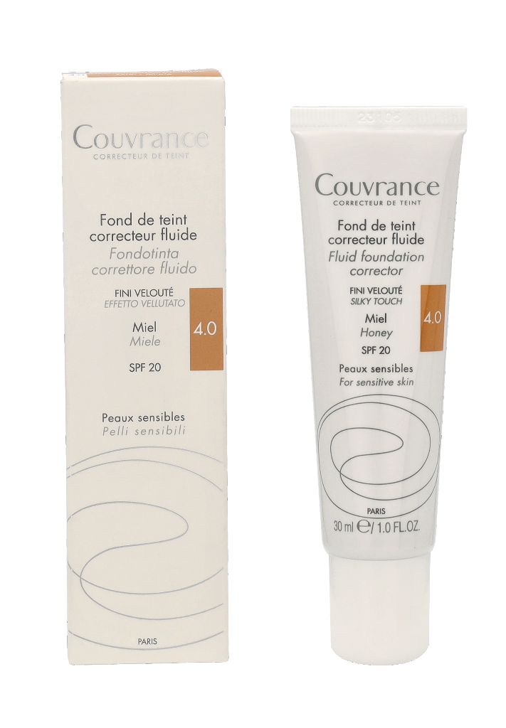 Avene Couvrance Fluid Foundation Corrector SPF20. Image