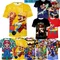 Moda Genitore-figlio Indossare T-shirt per bambini da uomo oversize Top 2025 Y2k Super Mario 100-4XL Streetwear Anime Abbigliamento da uomo Uomo