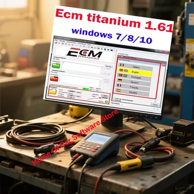 2025 hot ECM TITANIUM 1.61 With 26000 + Driver ECM 18259+ Drivers for ecu tool Send download