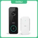AOSU 5MP Ultra HD 2.4/5G WiFi Videocitofono Campanello Telecamera esterna Rilevazione movimento PIR Audio bidirezionale Campanello per porta wireless Supporto Alex