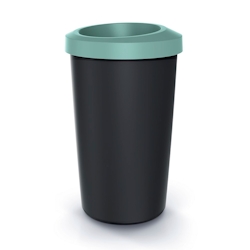 Keden Compacta R Recycling-Mülleimer 25 l mit offenem Deckel in Grün Image