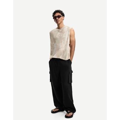 Bershka Skater Cargo Trousers Men Xs Black