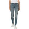 Skinny-fit-Jeans PEPE JEANS "SKINNY JEANS LW", Damen, Gr. 29, Länge 30, blau (blau grau used), Denim/Jeans, Obermaterial: 93% Baumwolle, 5% Polyester, 2% Elasthan, casual, skinny fit, Jeans, in verschiedenen Waschungen
