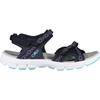 Sandale CMP "ALMAAK WMN HIKING SANDAL", Gr. 40, blau (navy, türkis), Synthetik, Textil, gemustert, sportlich, Schuhe, mit Klettverschluss