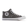 Sneaker CONVERSE "CHUCK TAYLOR ALL STAR MALDEN STREET CANVAS & SUEDE", Gr. 43, sharkskin, weiß, schwarz, Textil, sportlich, Schuhe