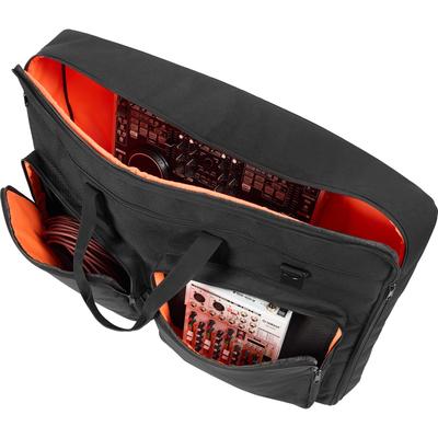 DJ Bag, 1200D Oxford Fabric, DJ Gear Carry Bag with a Storage Pocket 4.92 ft Removable Shoulder Strap 0.39 in Padding
