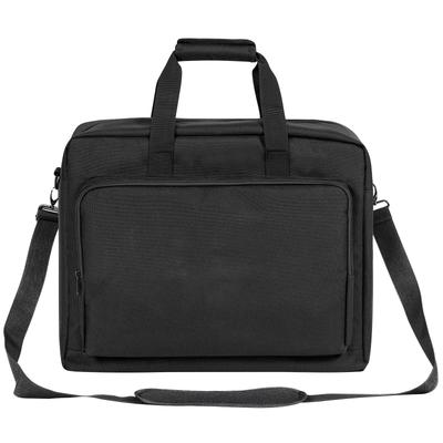 DJ Bag, 1200D Oxford Fabric, DJ Gear Carry Bag with a Storage Pocket 4.92 ft Removable Shoulder Strap 0.39 in Padding