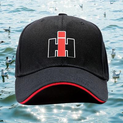 TEMU 1pc Baseball Cap With Adjustable Fast-release Strap, Lightweight Black Polyester Sporty Design For Outdoor Sports & Travel - All Sizes, Hand Wash Only, Adventure Accessories, Durability Image