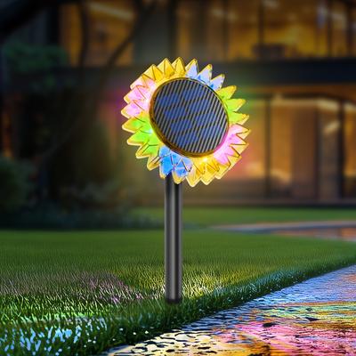 TEMU (yellow) Sunflower Solar Light (solar Lawn Light, Wall Light) Image